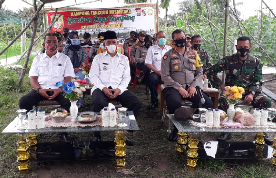 Lewat Zoom Meeting, Kelompok Tani Jaga Kampung Polresta Ikuti Dialog Interaktif Kabaharkam Polri
